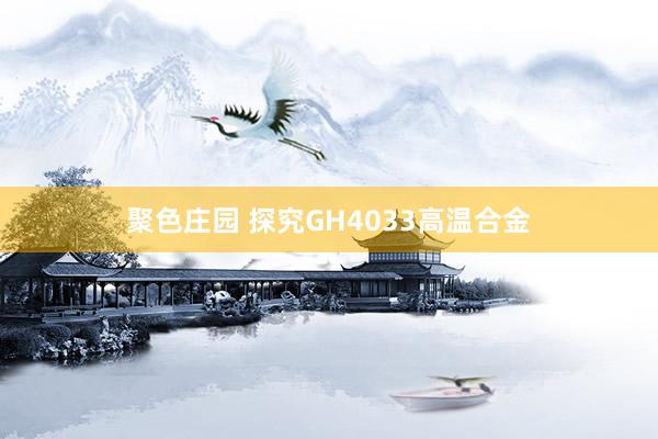 聚色庄园 探究GH4033高温合金