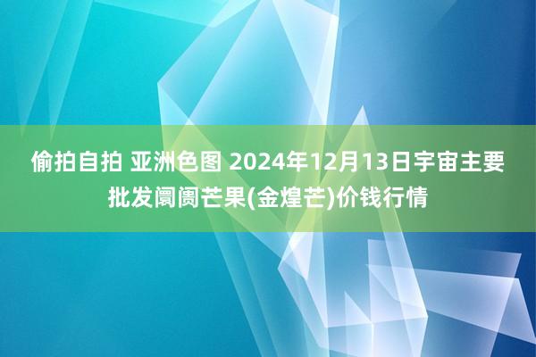 偷拍自拍 亚洲色图 2024年12月13日宇宙主要批发阛阓芒果(金煌芒)价钱行情