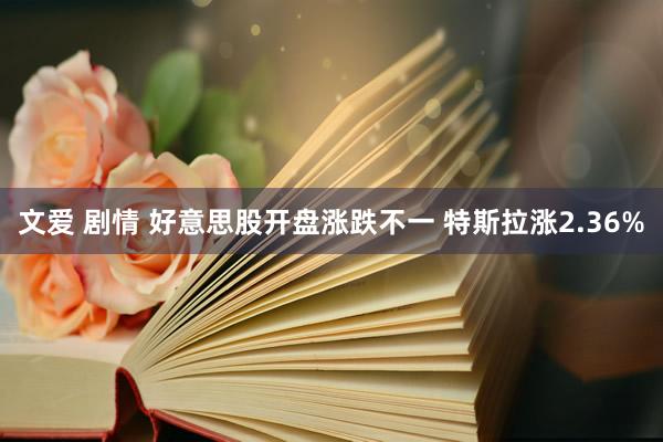 文爱 剧情 好意思股开盘涨跌不一 特斯拉涨2.36%