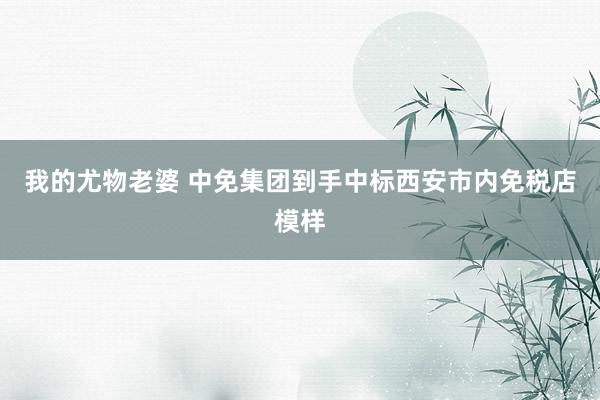 我的尤物老婆 中免集团到手中标西安市内免税店模样