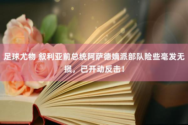 足球尤物 叙利亚前总统阿萨德嫡派部队险些毫发无损，已开动反击！