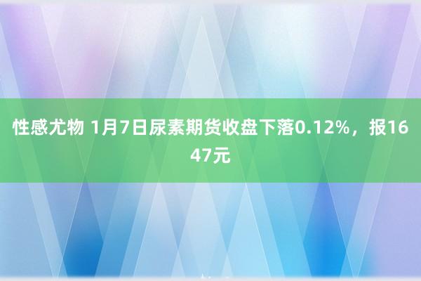 性感尤物 1月7日尿素期货收盘下落0.12%，报1647元
