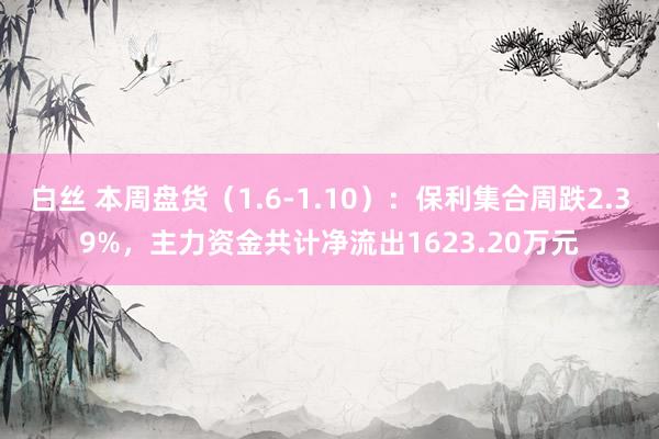 白丝 本周盘货（1.6-1.10）：保利集合周跌2.39%，主力资金共计净流出1623.20万元