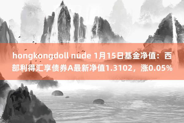 hongkongdoll nude 1月15日基金净值：西部利得汇享债券A最新净值1.3102，涨0.05%
