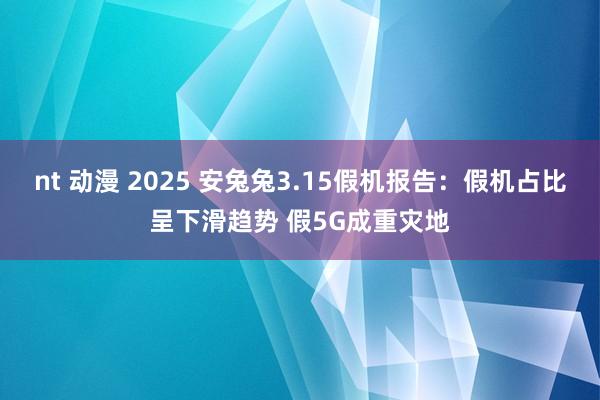 nt 动漫 2025 安兔兔3.15假机报告：假机占比呈下滑趋势 假5G成重灾地