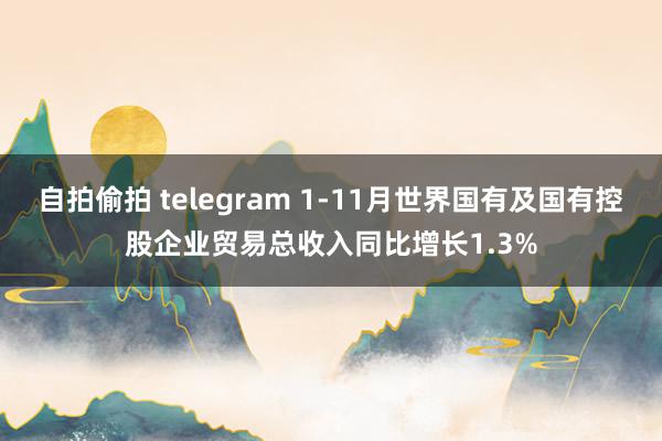 自拍偷拍 telegram 1-11月世界国有及国有控股企业贸易总收入同比增长1.3%