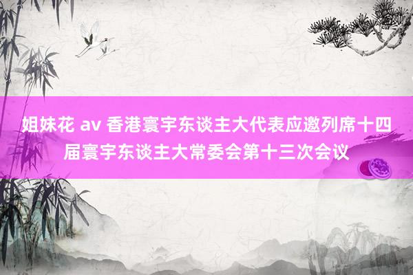 姐妹花 av 香港寰宇东谈主大代表应邀列席十四届寰宇东谈主大常委会第十三次会议
